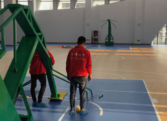 天博团队施工现场1