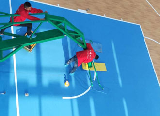 天博团队施工现场2